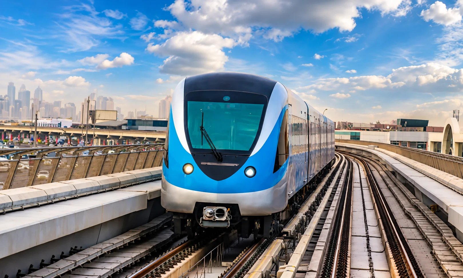 Metro train representing the proposed Metro Gold Line 8